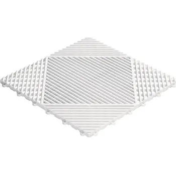 Venkovní dlažba Plastová dlaždice Florco Classic 40 x 40 cm s klick systémem bílá balení 6 ks