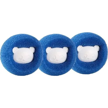 Váleček na chlupy Odstraňovač chlupů | Prací koule - Modrá-3KS