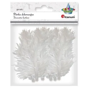 Set školních potřeb Piórka puch indyk 9-15cm białe 50szt