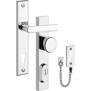 Rostex R1 bezpečnostní kování - klika-knoflík+řetízek 72 Cr