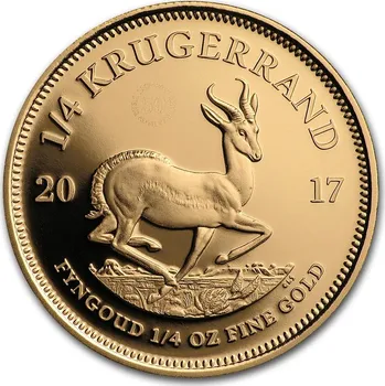 Zlatá mince 50. výročí Krugerrand 1/4 oz proof 2017