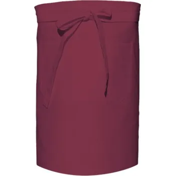 Pracovní zástěra Link Kitchen Wear Pekařská zástěra s kapsou X964T Bordeaux 90 x 50 cm