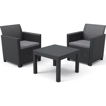 Zahradní sestava Keter CLAIRE BALCONY set - grafit