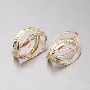 Náušnice Dámské náušnice zlato mix 585 52NK-344