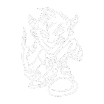 Samolepicí dekorace na vozidlo Vidlák levá (09 - bílá) SAMOLEPKA NA AUTO, NÁLEPKA, FÓLIE, POLEP, TUNING, VLASTNÍ TEXT, TISK, AUTOSAMOLEPKY.cz, POLEPY, OBRÁZEK, LOGO, 3D STICKERS