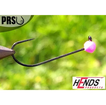 Rybářský háček Tungstenová jigovka HENDS velikost 2 barva Pink - 0,4g