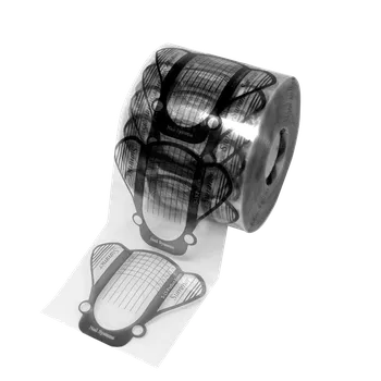 Šablona na nehty (mouchy) transparentní 1ks