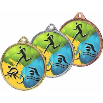 Poháry Bauer Kovová medaile MDL001M32 | Triatlon