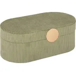 Atmosphera Šperkovnice Enya, manšestr, 13 x 10 x 25,5 cm