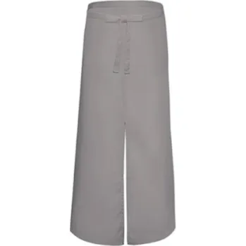 Pracovní zástěra Link Kitchen Wear Bistro zástěra s rozparkem X962 Mouse Grey 100 x 100 cm