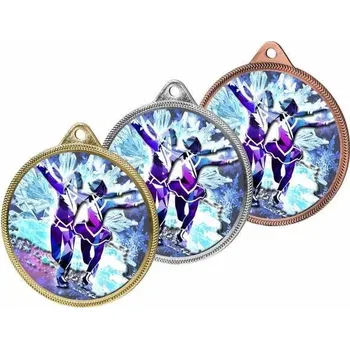 Poháry Bauer Kovová medaile MDLS001M14 | Bruslení