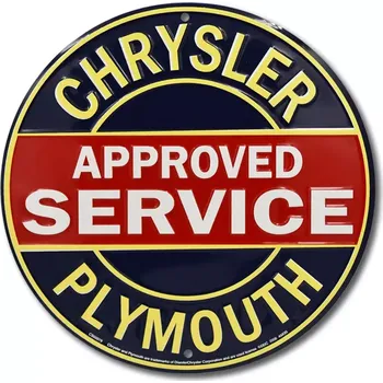Plechová cedule Cedule Chrysler Service