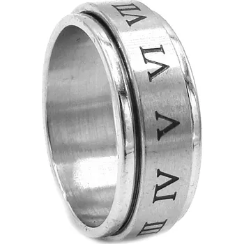 Prsten Steel Jewelry Prsten ROTAČNÍ Chirurgická ocel RI240136 Velikost: 13 (EU: 69 - 71) dárkové balení zdarma