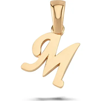 Přívěsek Lillian Vassago Zlatý přívěsek písmeno M LLV03-GP002-M Barva zlata: Růžová