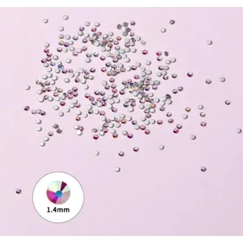 XXL Kamínky na nehty AB Clear ss3 1440ks