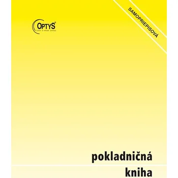 Tiskopis Pokladničná kniha A4, samoprepis, 2 x 25 listov, Slovensko