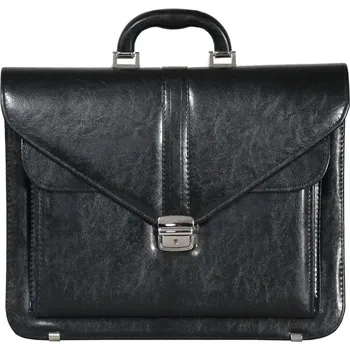 Aktovka REAbags 7173B-TR - černá/nikl 15 l