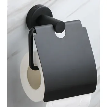 Držák toaletního papíru černý (DPX9C)