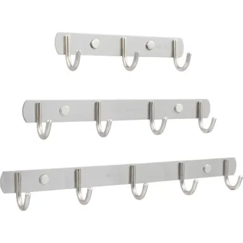 Věšák Věšáky na oblečení na liště 5x nerez (HKM5)