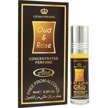 Al Rehab Perfumes AL REHAB OUD&ROSE koncentrovaný parfémovaný olej 6 ml