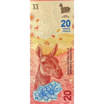 Argentina (P 361a) bankovka 20 Pesos (2017) - UNC B sufix