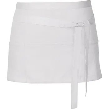Pracovní zástěra Link Kitchen Wear Koktejlová zástěra X983 White 60 x 30 cm