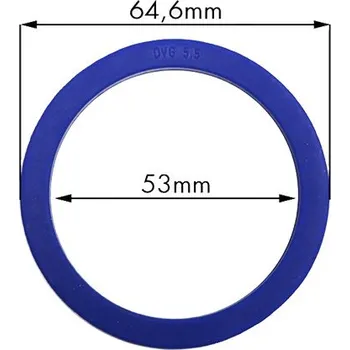 Příprava kávy Těsnění hlavy 64,6x53x5,5 mm, 80SH modrý silikon FDA, La San Marco