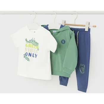 3 dílná tepláková souprava Mayoral 1845 zelená Velikost: 18 měsíců, 86 cm, barva: olivově zelená