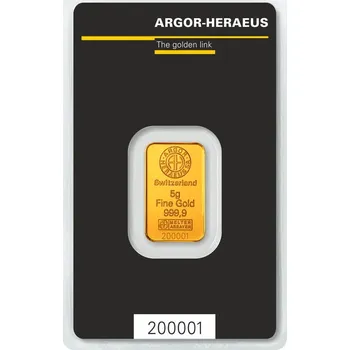 Argor-Heraeus Zlatý slitek 5 g