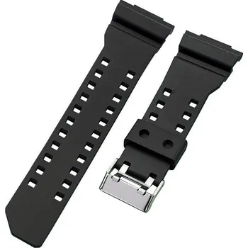 Řemínek na hodinky Plastový řemínek Ricardo 16mm (pro Casio G-Shock GA-100, GA-110, GD-120, GLS-100), černý V5