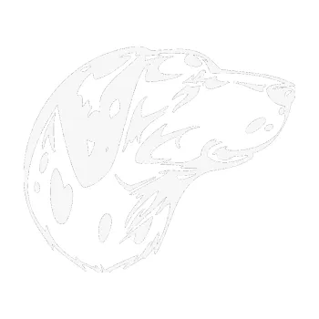 Polep vozidla SAMOLEPKA Pes 002 pravá Dalmatin (09 - bílá) NA AUTO, NÁLEPKA, FÓLIE, POLEP, TUNING, VLASTNÍ TEXT, TISK, AUTOSAMOLEPKY.cz, POLEPY, OBRÁZEK, LOGO, SAMOLEPKY