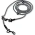 Vodítko pro psa PafDog Přepínací vodítko 8 mm 1,5 m černé/šedé