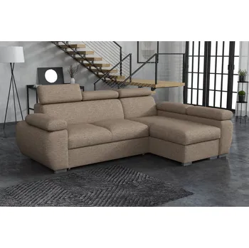 Sedací souprava Sedací souprava Bodie pravá Aragon světle hnědá