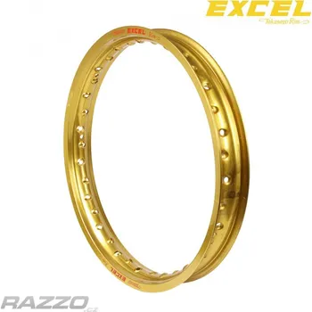 Ráfek na kolo Zadní ráfek Excel Rims 19x2,15 36 děr zlatý Yamaha Suzuki Kawasaki KTM