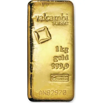 Sběratelství Zlatý investiční slitek 1000 g Valcambi