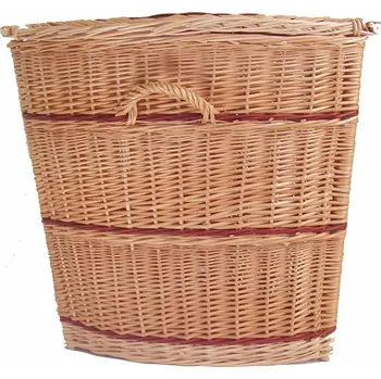 Koš na prádlo Proutěný koš na prádlo rohový větší