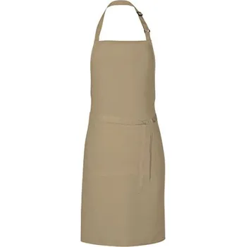 Pracovní zástěra Link Kitchen Wear Unisex grilovací zástěra X987 Khaki -ca. Pantone 7503 85 x 72 cm