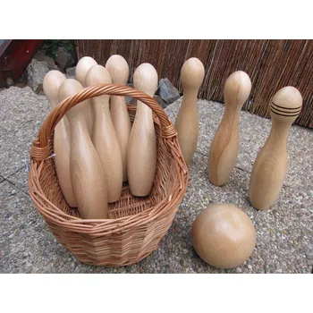 Kuželka STOA - Kuželky - bowling (dřevěné) - 10