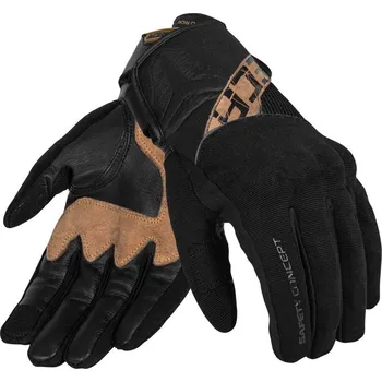 Moto rukavice Letní moto rukavice SECA X-Stretch II černo/hnědé XL