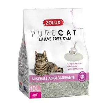 Podestýlka PURECAT antibacterial scent clump 10l Zolu