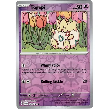Sběratelská karetní hra Pokémon karta Togepi 083/197 Reverse Holo