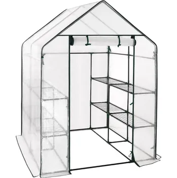 Fóliovník VespaGarden Zahradní fóliovník VespaGarden Regal - 8 polic, 143x143x195cm - bílý