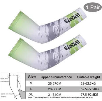Rybářské oblečení Rukáv elastický - ochrana proti UV, odvod potu - M-XXL - C Zelená,XXL