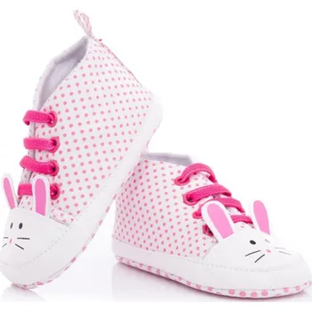 Capáčky Kojenecké capáčky, tenisky 6-12 měsíců KTR 011 růžový králíček