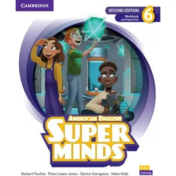 Anglický jazyk Super Minds Level 6 Workbook with Digital Pack American English – Herbert Puchta,Peter Lewis-Jones,Günter Gerngross,Helen Kidd (EN)