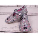 EF Bačkory přezůvky BAREFOOT 395 Wednesday šedorůžové velikost: 27