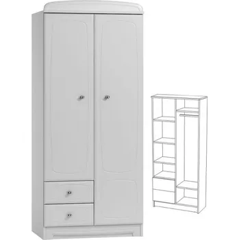 Dětská skříň Skříň N8 - Bianco bílá