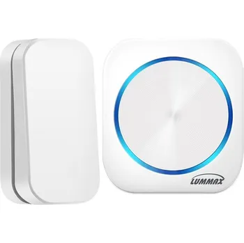 Domovní zvonek bezdrátový zvonek M-688 bílý, Lummax 58mel. 200m