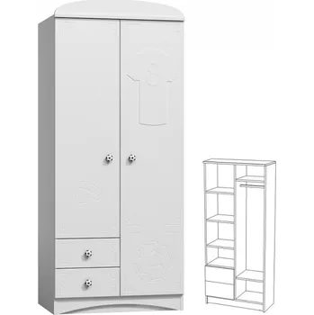 Dětská skříň Skříň N8 - Team