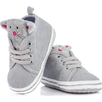 Capáčky Kojenecké capáčky, tenisky 6-12 měsíců KTR 017 - grey
